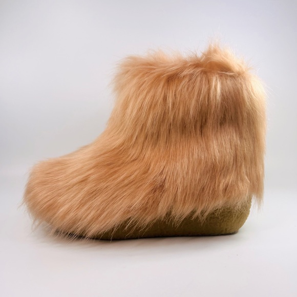 Jeffrey Campbell Platform Derby Pink Faux Fur Bootie - Picture 6 of 14